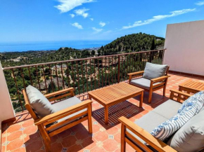 Mijas Pueblo, 3 terraces & pool with sea view